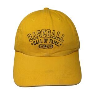 Baseball Hall Of Fame Athletics Slideback Baseball Cap Yellow One Size Gear